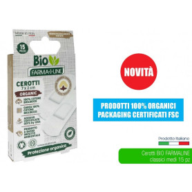 FARMALINE BIO CEROTTI ORGANIC MEDI 15PZ